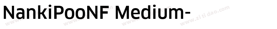 NankiPooNF Medium字体转换
